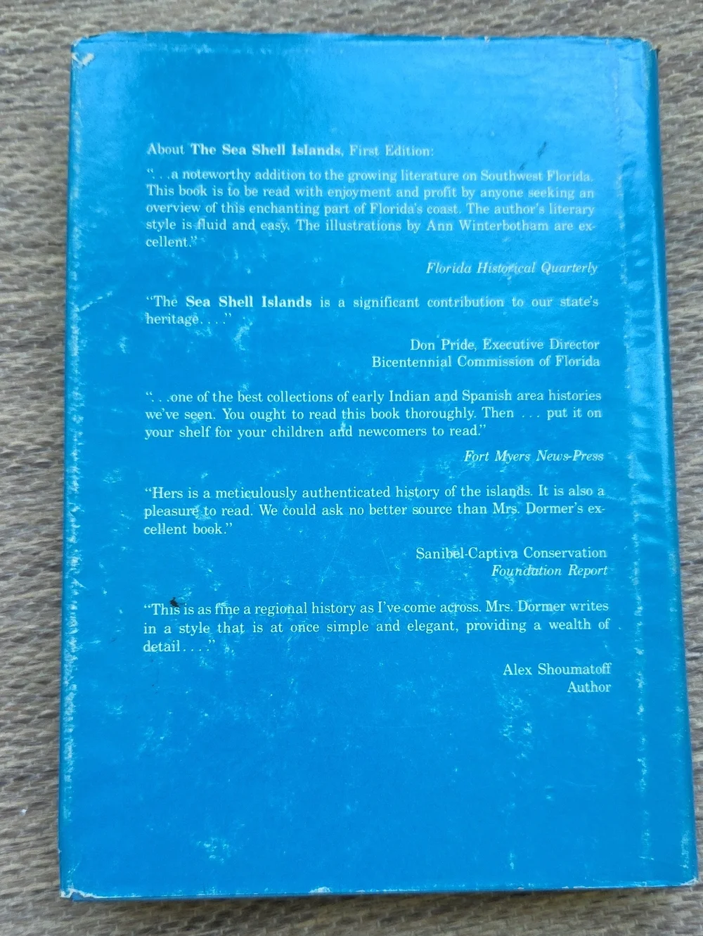The Sea Shell Islands : a history of Sanibel and Captiva (Hardcover, 1987)